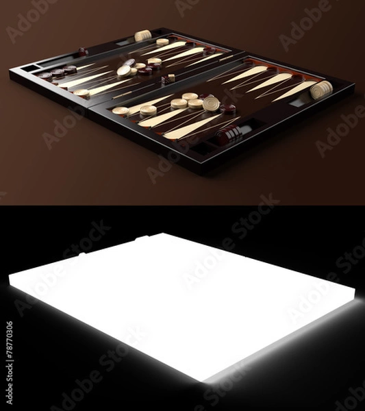 Fototapeta Backgammon Board