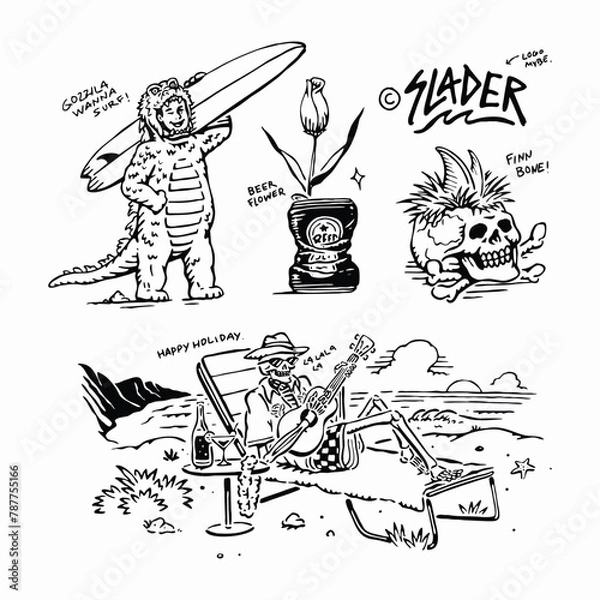 Obraz hand draw art simple