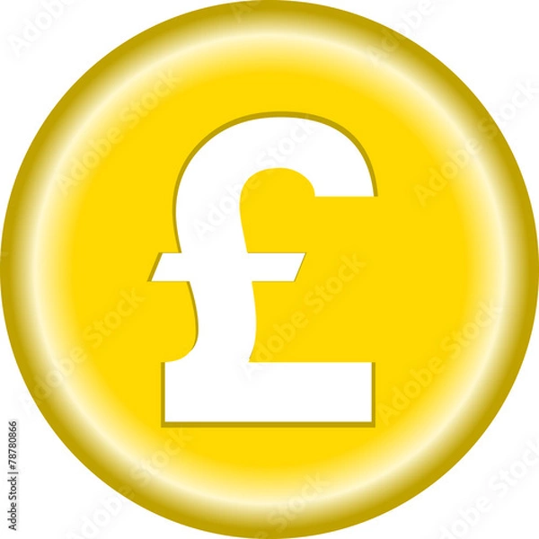 Fototapeta Pound icon
