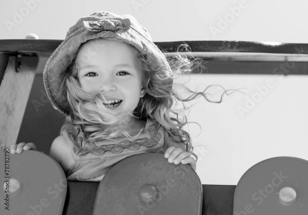 Fototapeta happy child having fun