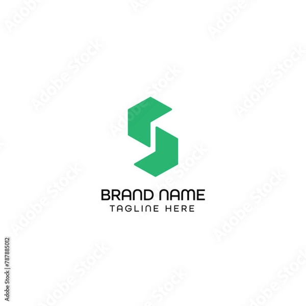 Obraz letter s logo design