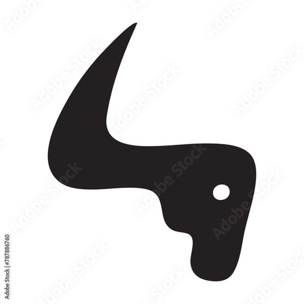 Obraz Simple Bull Head Logo