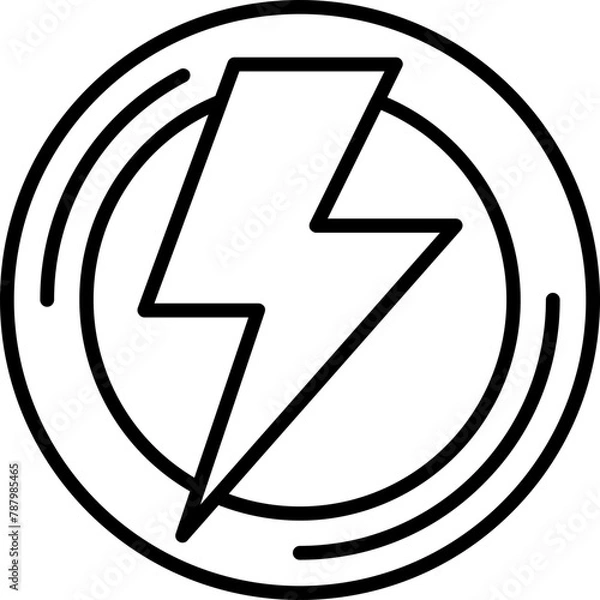Obraz Lightning Icon