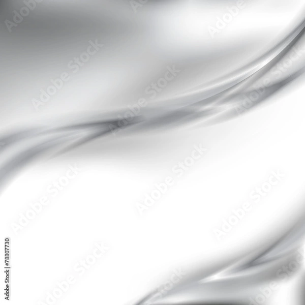 Fototapeta Abstract metal silver border background template