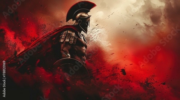 Fototapeta Spartan Warrior