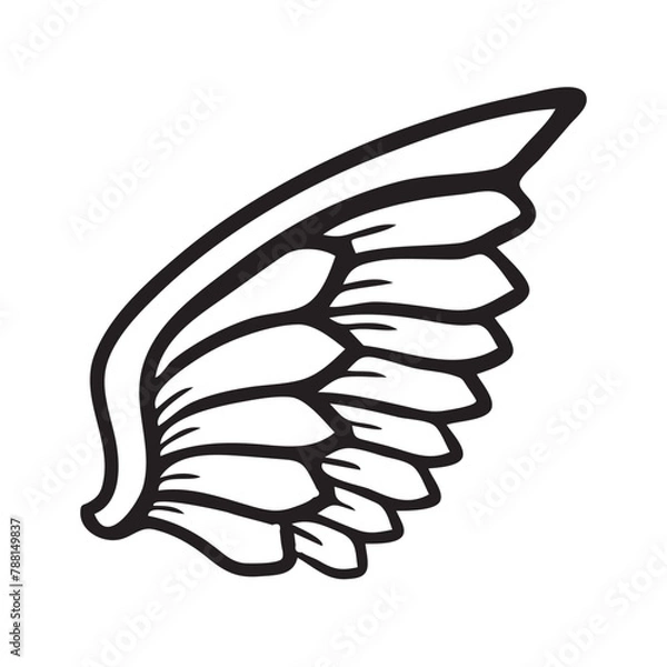 Obraz Simple Wing handdrawn
