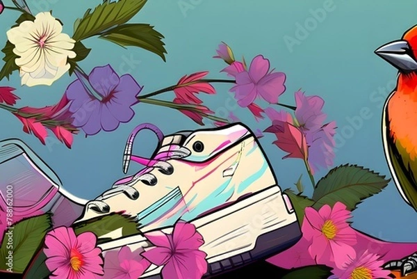 Obraz butterfly on the flower