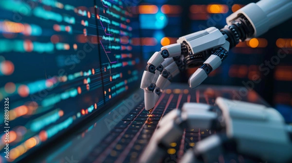 Fototapeta Revolutionizing Programming: The Role of AI in No-Code Development