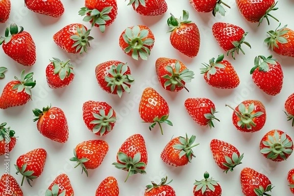 Obraz Strawberries background, summer concept