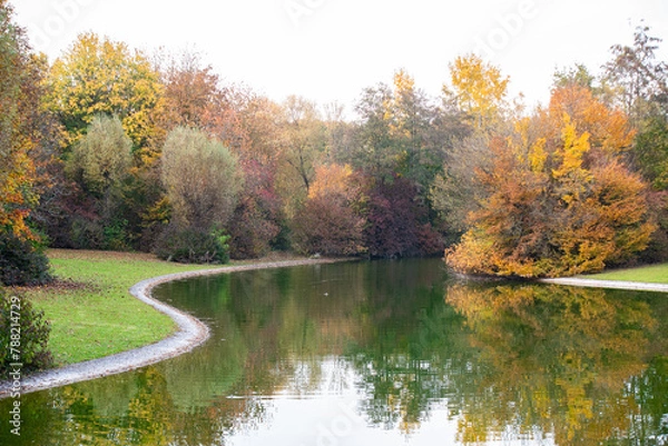 Fototapeta spring in the park in Munich