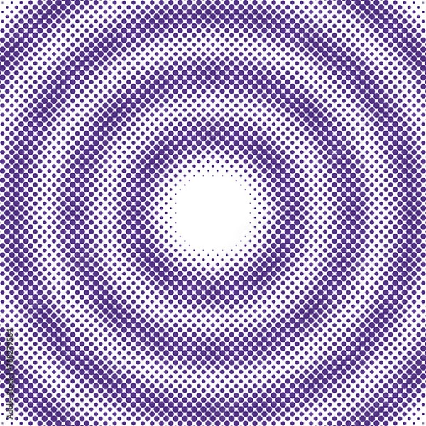 Fototapeta Purple halftone design background retro PNG illustration.