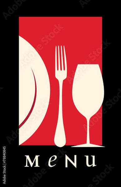 Obraz Restaurant Catering Gastroservice Logo