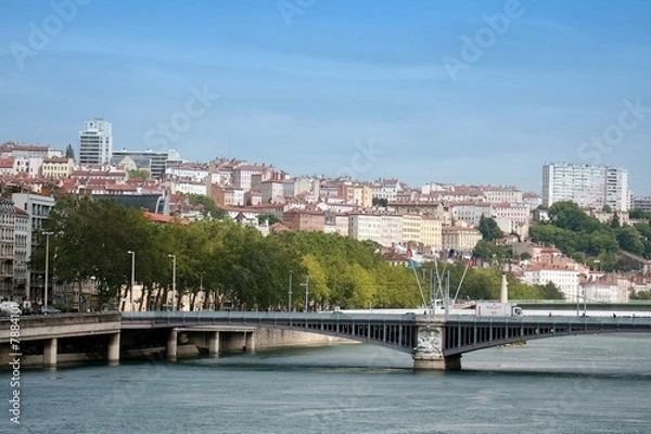 Obraz vue de lyon 
