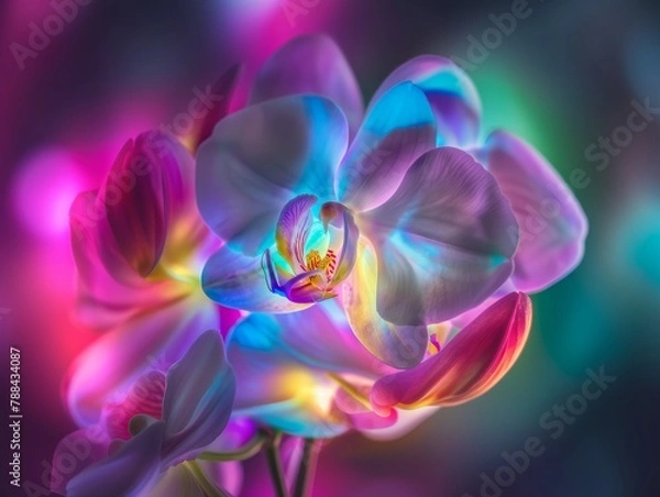 Obraz Fluorescent Orchids 