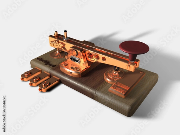 Fototapeta Telegrafo rame