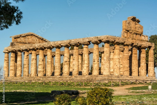 Obraz Tempio di Atena o Minerva Paestum