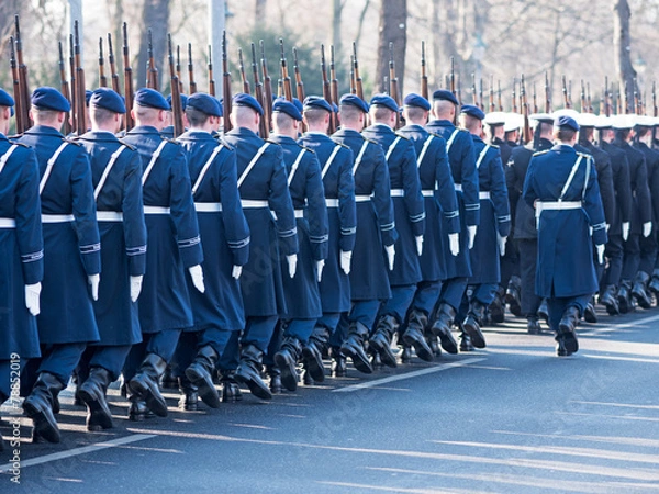 Obraz Bundeswehrsoldaten eines Wachregiments