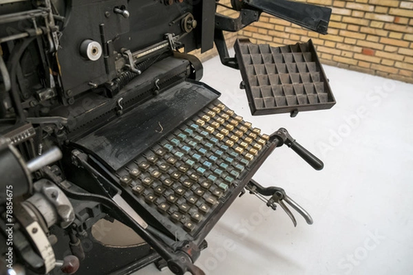 Obraz Linotype machine