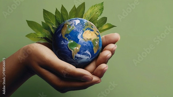 Fototapeta Hands of Harmony Unity in Caring for the Earth