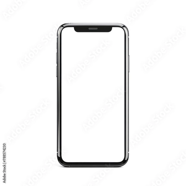 Fototapeta PNG Of Smartphone Mockup Whith Tranparent Background And Display