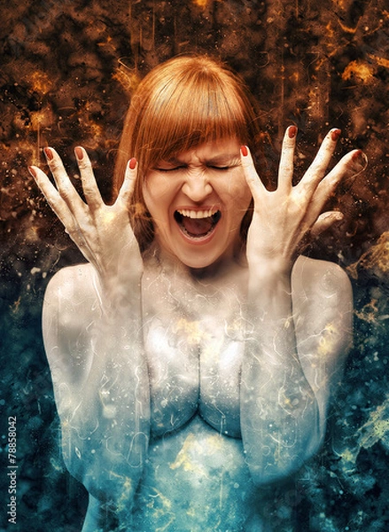 Obraz Woman from ice to fire