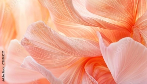Obraz Beautiful gentle abstract background like a flower petal, holiday, women's day, macro
