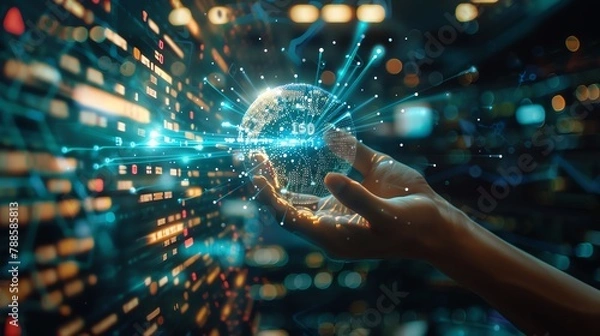 Fototapeta Explore the role of information technology in digital government initiatives and egovernment services