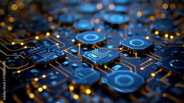 Obraz Investigate the potential of emerging technologies such as blockchain and quantum computing in transforming industrial processes and business models