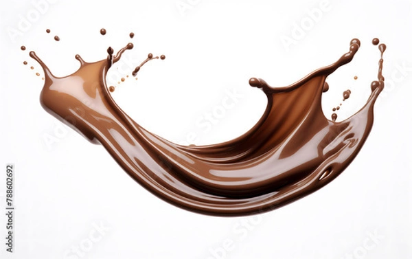 Obraz Dynamic Dark Chocolate Splash