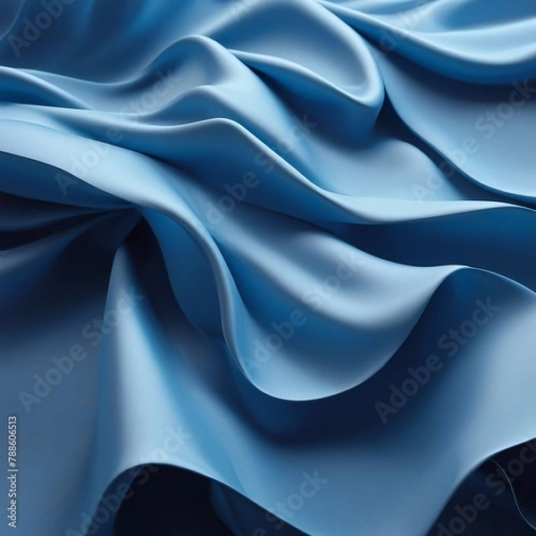 Obraz blue satin background