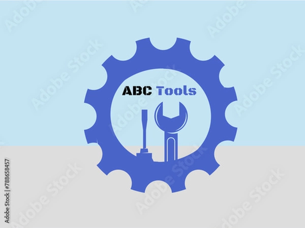 Obraz Creative Tool logo design template