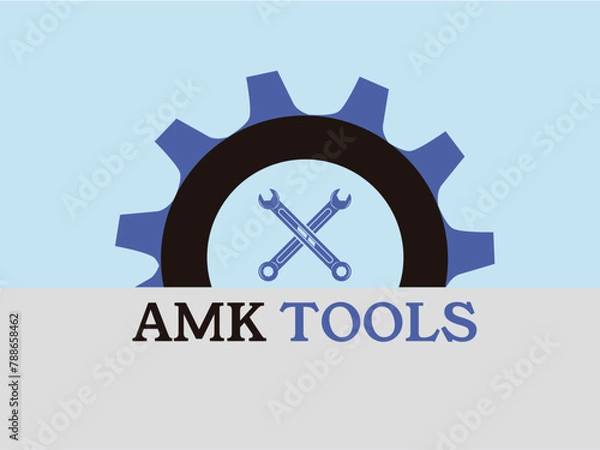 Fototapeta Creative Tool logo design template
