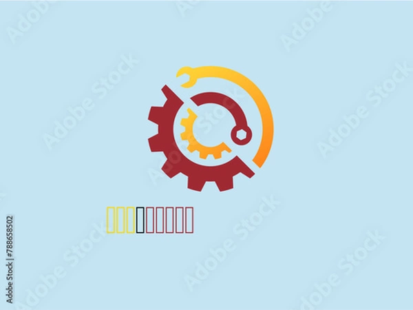 Fototapeta Creative Tool logo design template
