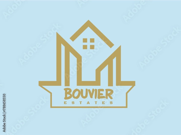 Obraz Creative Real Estate logo design template