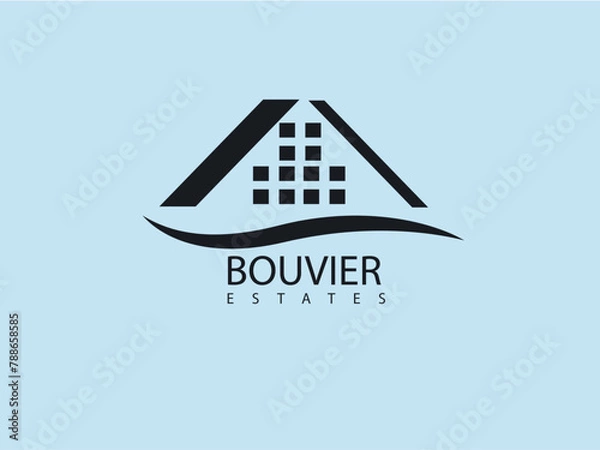 Obraz Creative Real Estate logo design template