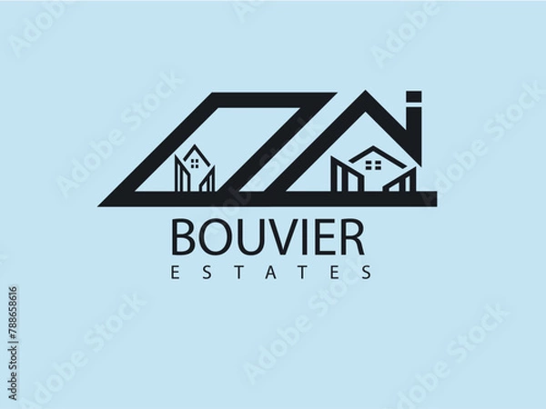 Obraz Creative Real Estate logo design template