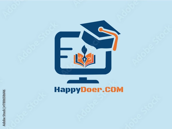 Obraz Creative Education logo design template