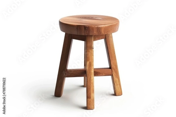 Fototapeta stool isolated on white background