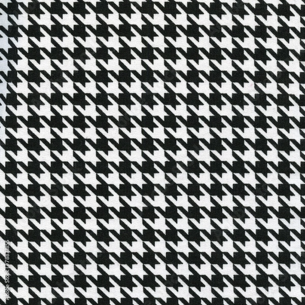 Fototapeta white-black textile texture as background