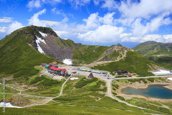 Fototapeta Summer of Mt. Norikura, Tatamidaira, Gifu