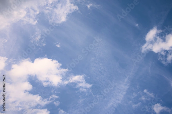 Obraz blue sky with clouds