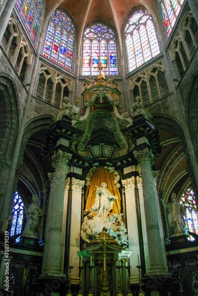 Fototapeta Holidays in Belgium. Discovering Ghent