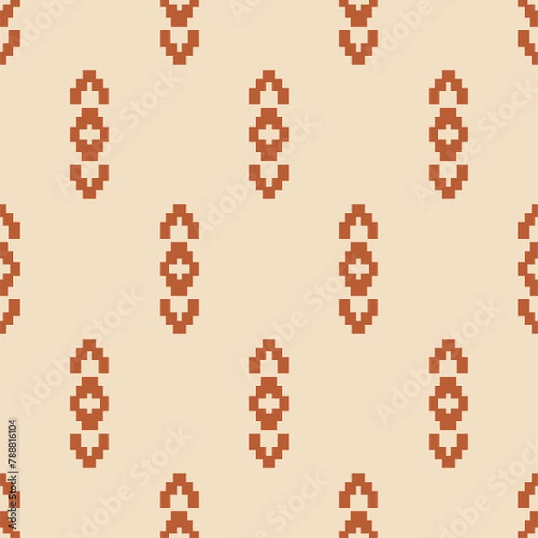 Fototapeta Southwest Aztec Patterns. Seamless Elegance for Interior Design