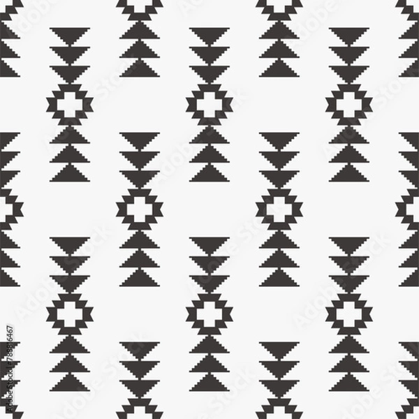 Obraz Southwest Aztec Patterns. Seamless Elegance for Interior Design