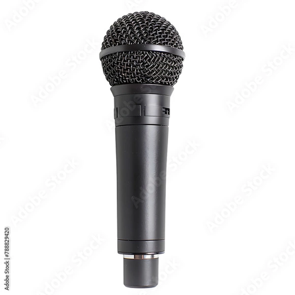 Fototapeta mic on transparent Background