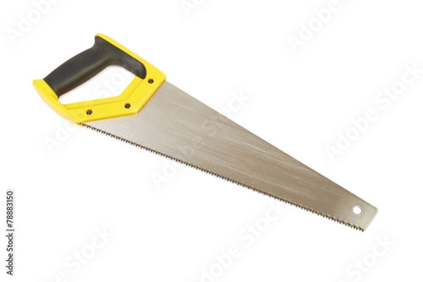 Obraz Saw isolated on white background