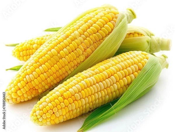 Fototapeta White background, corn