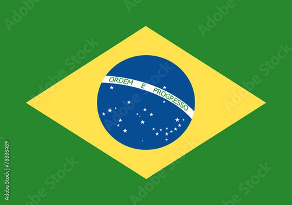 Obraz Flaga Brazylii