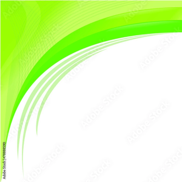 Fototapeta Abstract green vector background