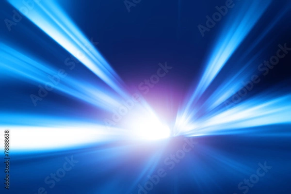 Fototapeta Abstract image of high speed on the road.